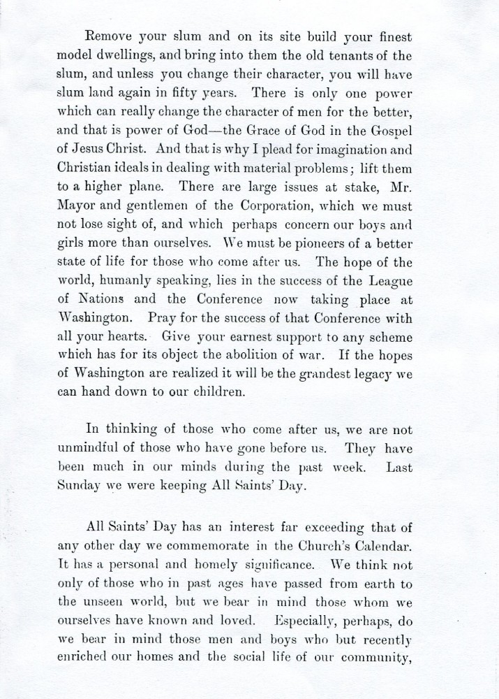 All Saints with St Peter, Maldon | 20th Century Sermons